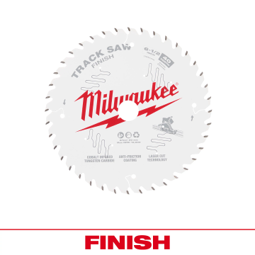 48-40-0625 MILWAUKEE 6-1/2” x 20mm 40T FINISH TRACKSAW BLADE