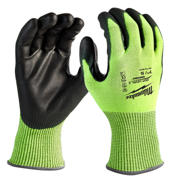 Cut Level 4 High Visibility Gloves