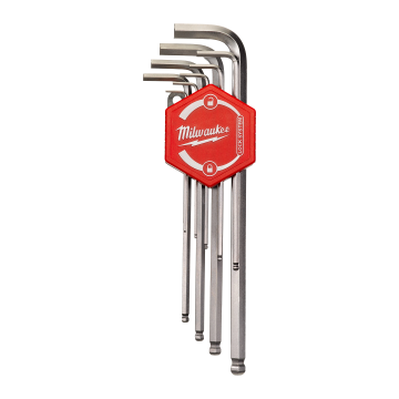 9pcs Ball-End L-Style Hex Key Set - Metric