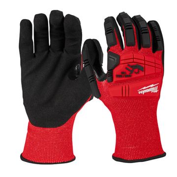 Impact Level 2 Cut Level 3 Nitrile Dipped Gloves