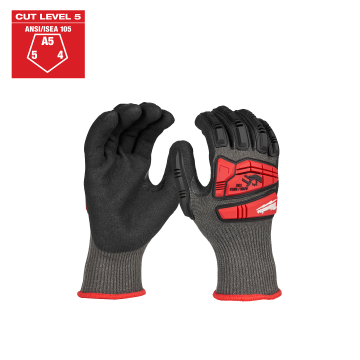 Impact Cut Level 5 Nitrile Dipped Gloves – M