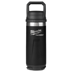 PACKOUT™ 18oz Insulated Bottle w/ Chug Lid - Black