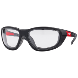 CLEAR HIGH PERFORMANCE  SAFETY GLASSES WITH GASKET/MILWAUKEE/ASIA